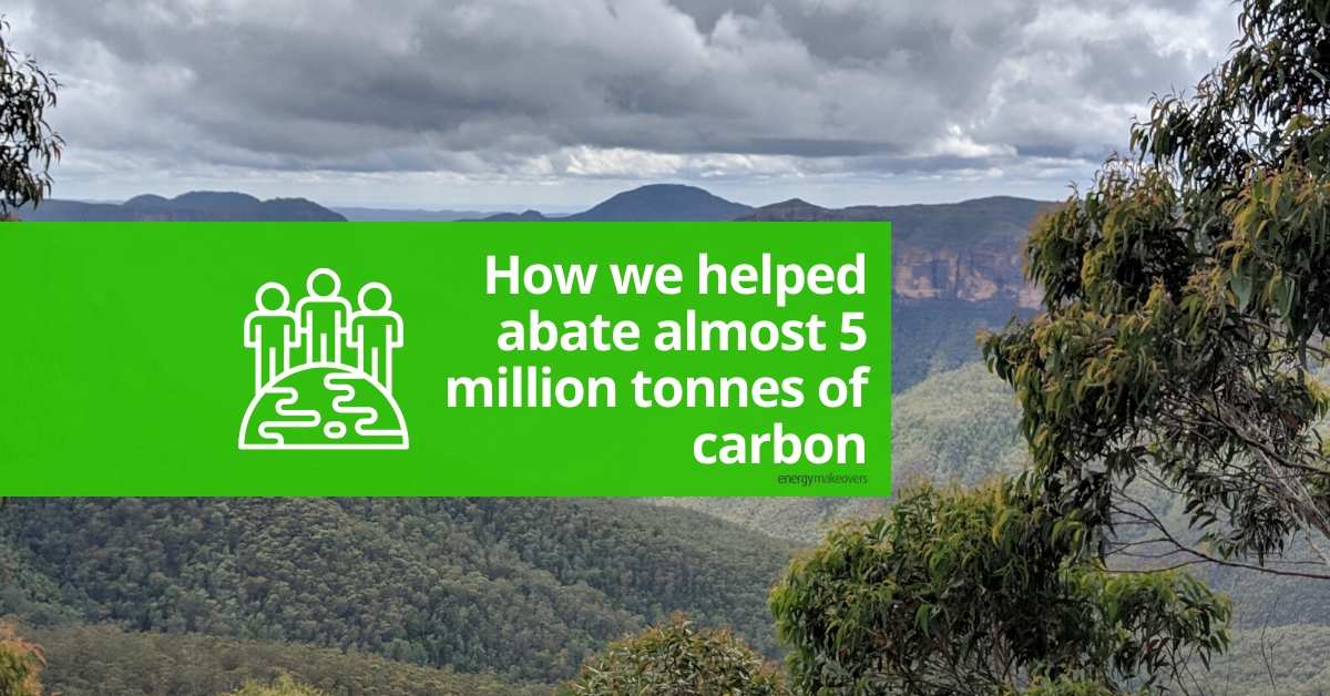 5 million tonnes of carbon abated