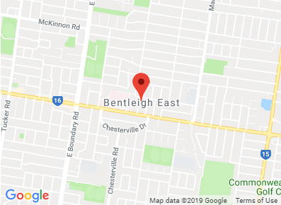 Map of Bentleigh