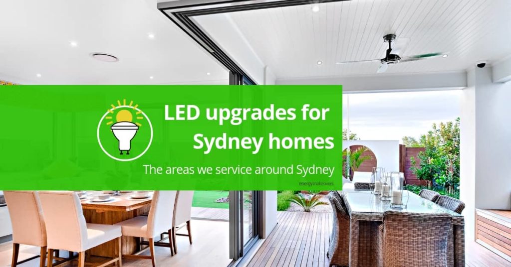 Areas of Sydney eligible for LED upgrades