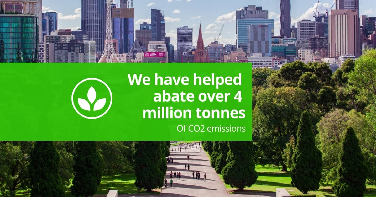 Over 4 million tonnes of carbon abated