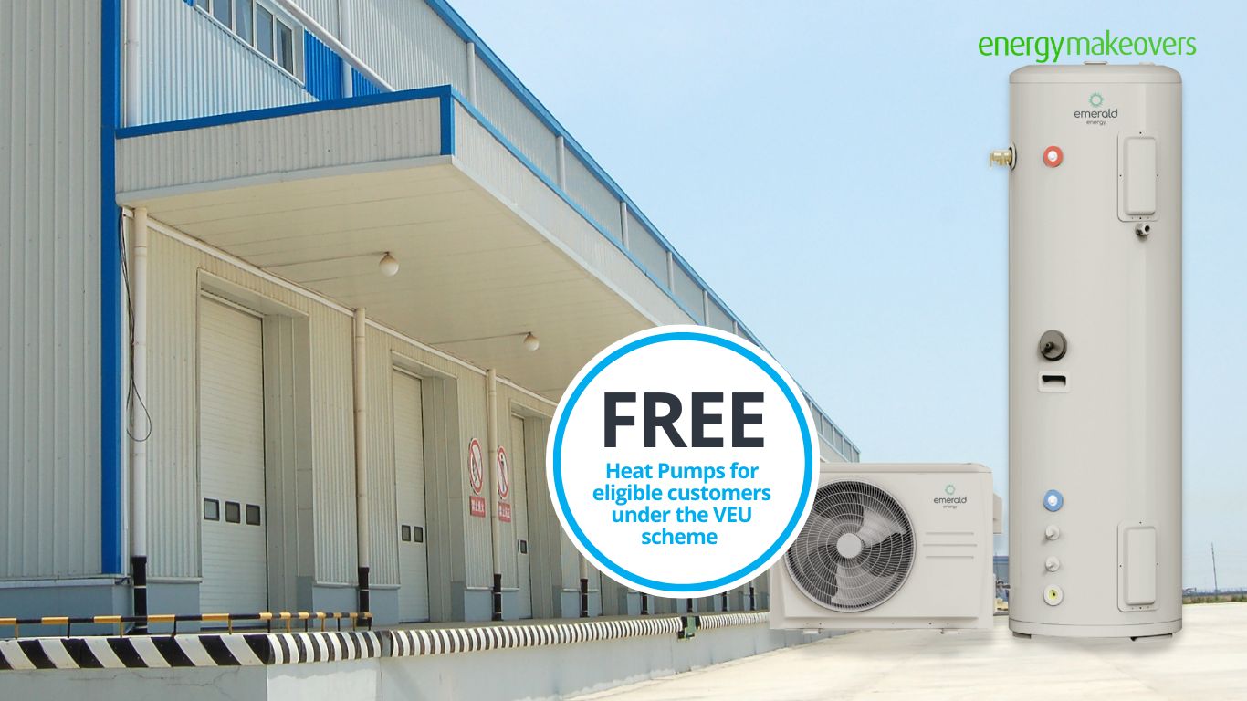 Free heat pumps in businesses