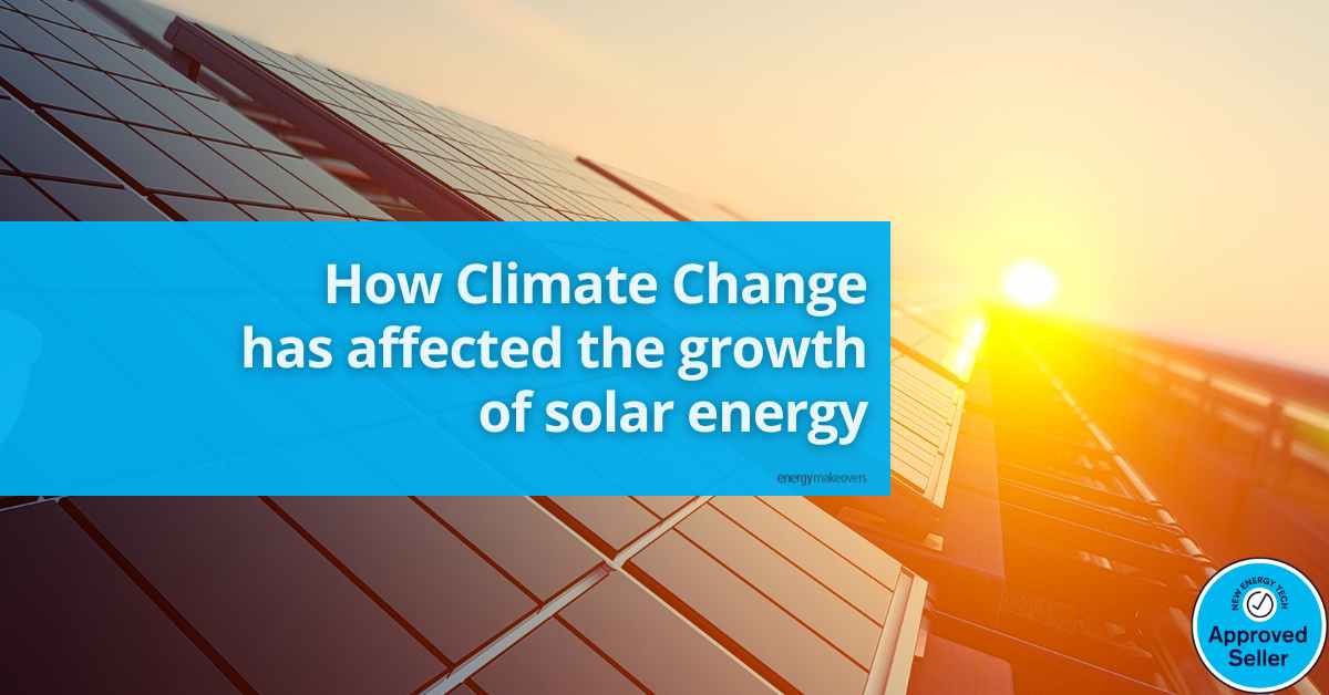 how climate change has affected solar
