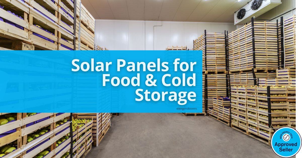solar panels for cold storage - fruit